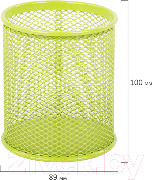 Изображение товара Подставка настольная Brauberg Germanium / 231982 (светло-зеленый)