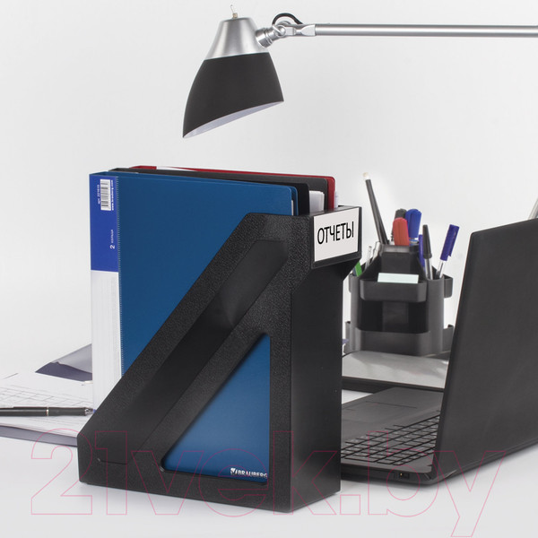 Изображение товара Лоток для бумаг Brauberg Basic / 237009 (черный)