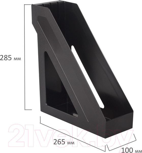 Изображение товара Лоток для бумаг Brauberg Basic / 237009 (черный)