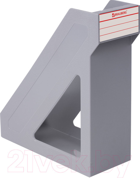 Изображение товара Лоток для бумаг Brauberg Basic / 237010 (серый)