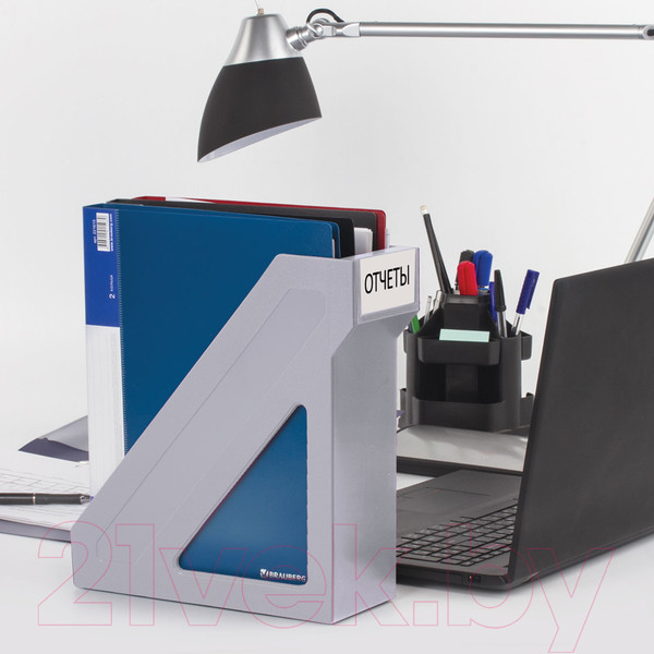 Изображение товара Лоток для бумаг Brauberg Basic / 237010 (серый)