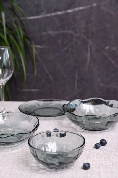 Изображение товара Набор тарелок No Brand Black Diamond / 50556 (14шт)
