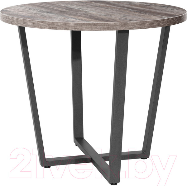 Изображение товара Обеденный стол Millwood Лофт Орлеан Л D90x75 (сосна пасадена/графит)