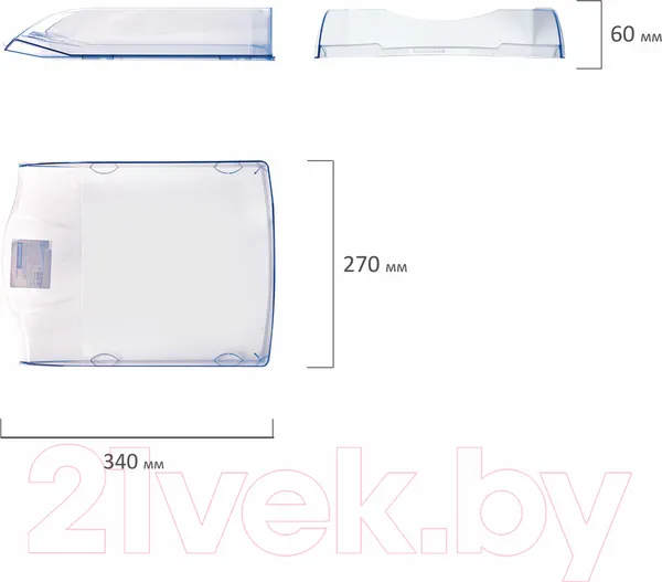 Изображение товара Лоток для бумаг Brauberg Delta / 237262