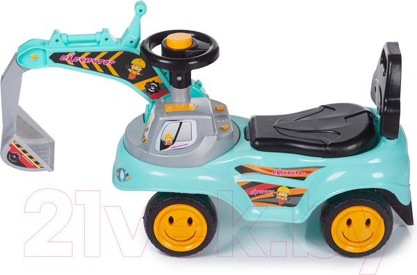 Изображение товара Каталка детская Babyhit Экскаватор Little Worker / RC200 (бирюзовый)