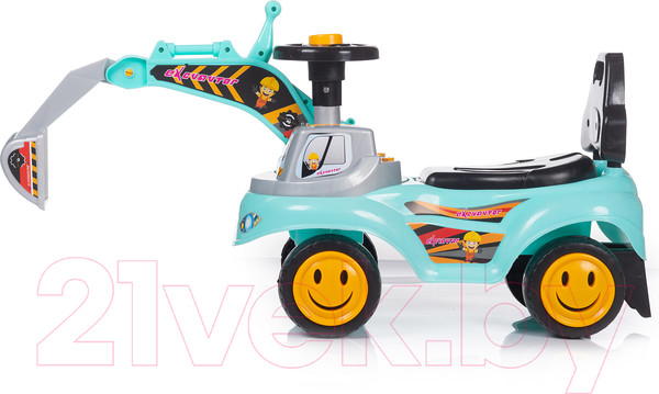 Изображение товара Каталка детская Babyhit Экскаватор Little Worker / RC200 (бирюзовый)