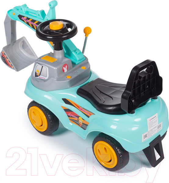 Изображение товара Каталка детская Babyhit Экскаватор Little Worker / RC200 (бирюзовый)