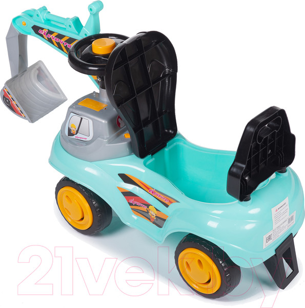 Изображение товара Каталка детская Babyhit Экскаватор Little Worker / RC200 (бирюзовый)