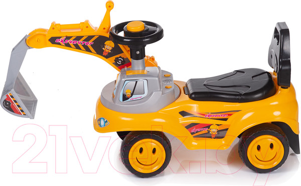 Изображение товара Каталка детская Babyhit Экскаватор Little Worker / RC200 (желтый)