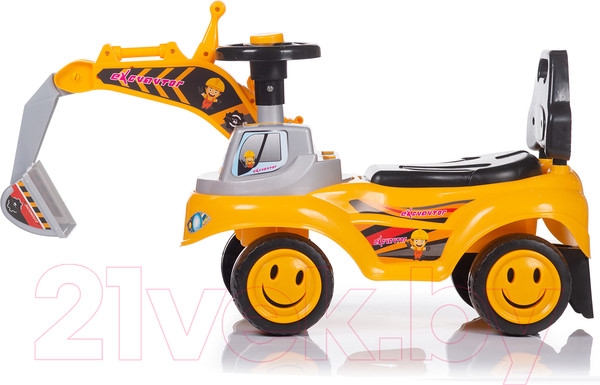 Изображение товара Каталка детская Babyhit Экскаватор Little Worker / RC200 (желтый)