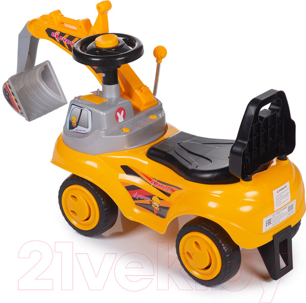 Изображение товара Каталка детская Babyhit Экскаватор Little Worker / RC200 (желтый)