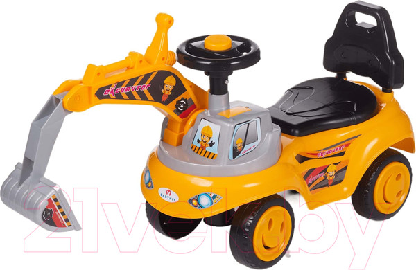 Изображение товара Каталка детская Babyhit Экскаватор Little Worker / RC200 (желтый)