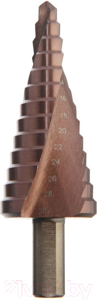 Изображение товара Сверло Tundra Pro ступенчатое HSS-Co трехгранный хвостовик 6-30мм 7546784