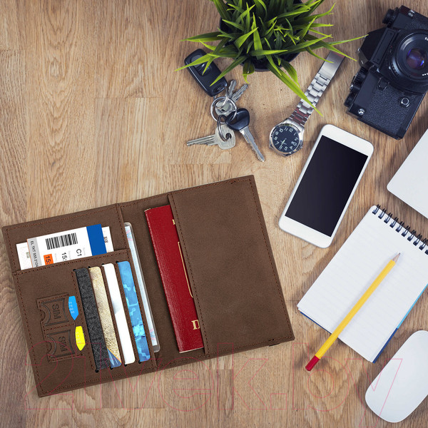 Изображение товара Обложка на паспорт Brauberg Passport / 238204 (коричневый)