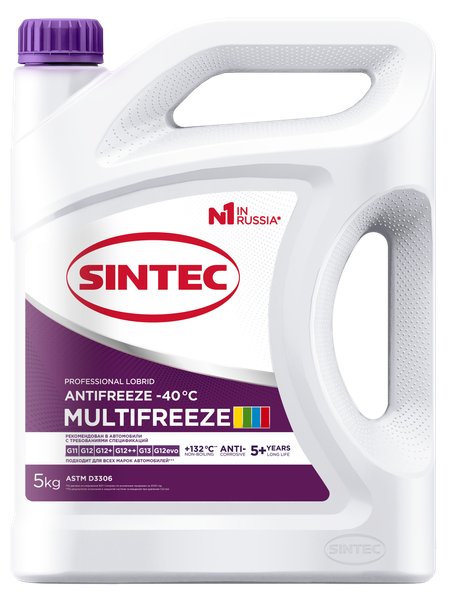 Изображение товара Антифриз Sintec Multi Freeze / 990562 (5кг, фиолетовый)