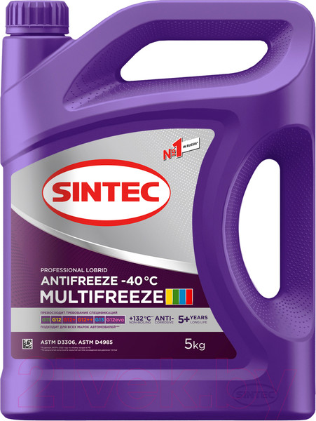 Изображение товара Антифриз Sintec Multi Freeze / 990562 (5кг, фиолетовый)