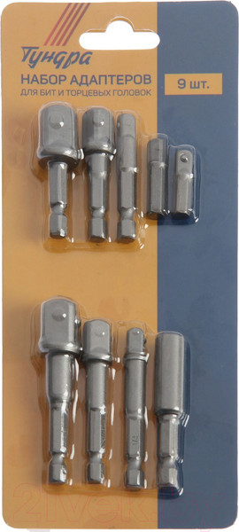 Изображение товара Набор адаптеров слесарных Tundra 7443392 (9шт)