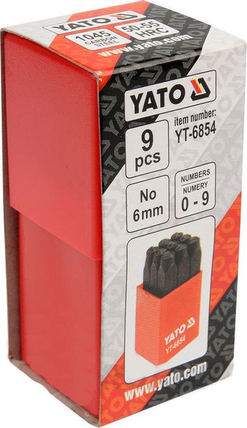 Изображение товара Набор клейм Yato YT-6854