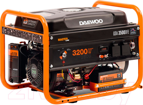 Изображение товара Гибридный генератор Daewoo Power GDA 3500DFE