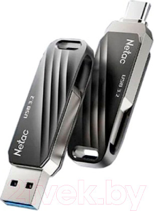 Изображение товара USB flash накопитель Netac 64GB USB 3.2 Gen1 (NT03US11C-064G-32BK)