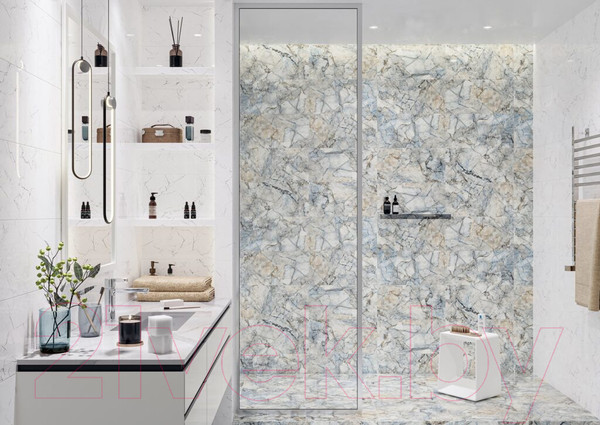 Изображение товара Плитка Beryoza Ceramica Solo (500x250, синий)