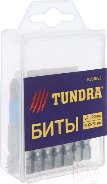 Изображение товара Набор бит Tundra 5354682 (20шт)