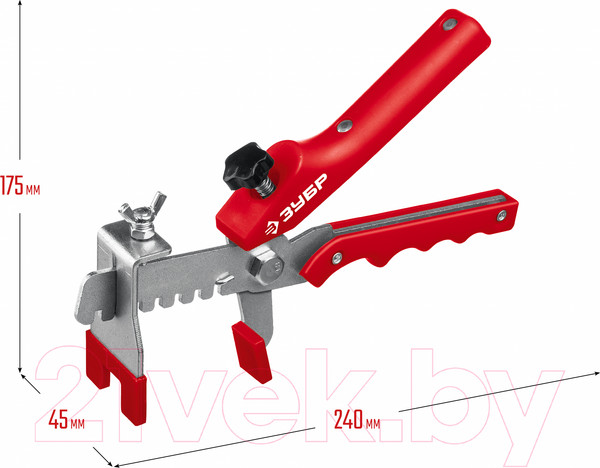 Изображение товара Зажим для выравнивания плитки Зубр 3389