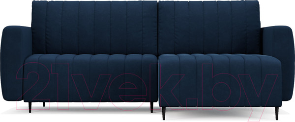 Изображение товара Диван угловой Mebel-Ars Маркфул/Флорент (темно-синий Luna 034)