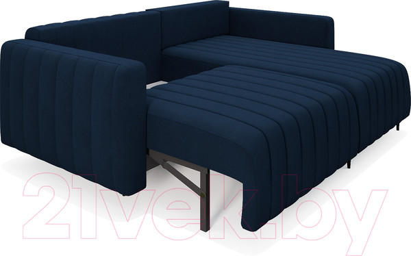 Изображение товара Диван угловой Mebel-Ars Маркфул/Флорент (темно-синий Luna 034)