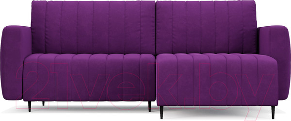 Изображение товара Диван угловой Mebel-Ars Маркфул/Флорент (фиолетовый)