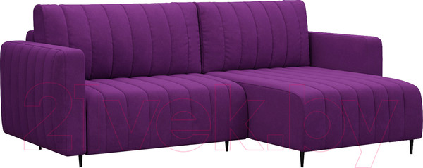 Изображение товара Диван угловой Mebel-Ars Маркфул/Флорент (фиолетовый)