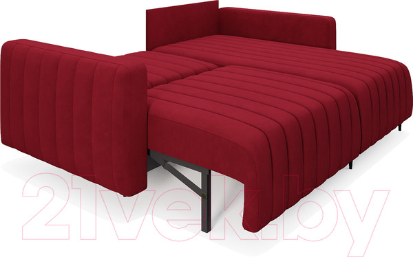 Изображение товара Диван угловой Mebel-Ars Маркфул/Флорент (кордрой красный)
