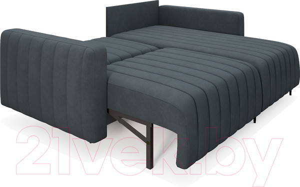 Изображение товара Диван угловой Mebel-Ars Маркфул/Флорент (велюр серо-синий НВ-178 26)