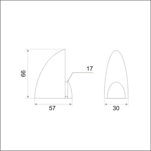 Изображение товара Полкодержатель Trodos Пеликан 66x57 (2шт, золото)