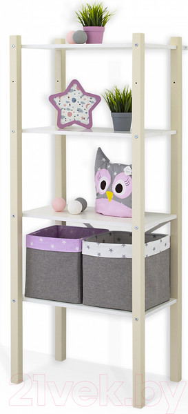 Изображение товара Стеллаж Бельмарко Svogen Трансформер 2 в 1 / 1872 (бежевый)