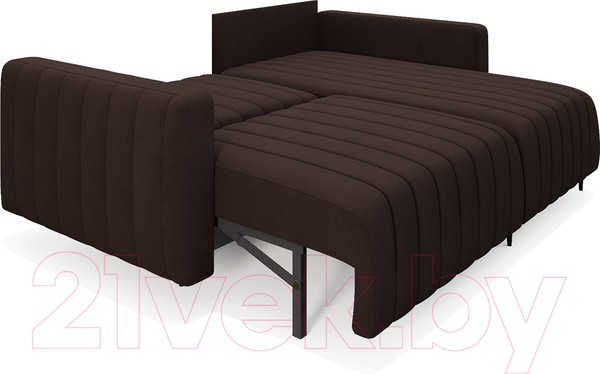 Изображение товара Диван угловой Mebel-Ars Маркфул/Флорент (велюр молочный шоколад НВ-178 13)