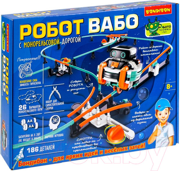Изображение товара Научная игра Bondibon Вабо с монорельсовой дорогой / ВВ6003