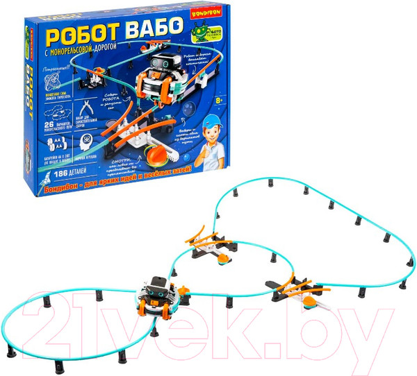 Изображение товара Научная игра Bondibon Вабо с монорельсовой дорогой / ВВ6003