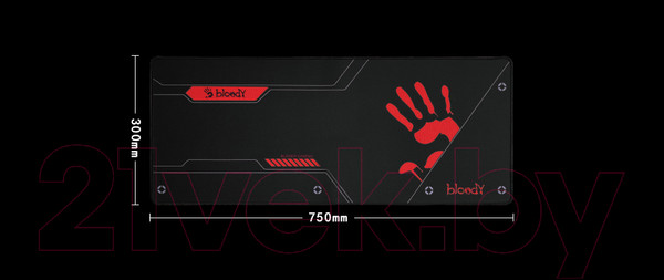 Изображение товара Коврик для мыши A4Tech Bloody BP-50L (черный/рисунок)