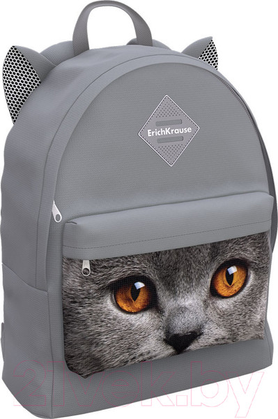Изображение товара Рюкзак Erich Krause EasyLine Animals 17L Grey Cat / 57279