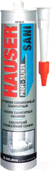 Изображение товара Герметик силиконовый Hauser Sani Универсальный (260мл, бесцветный)