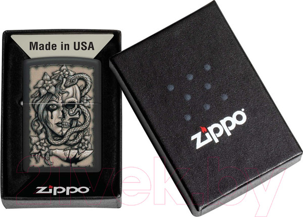 Изображение товара Зажигалка Zippo Gory Tattoo / 48616 (черный)
