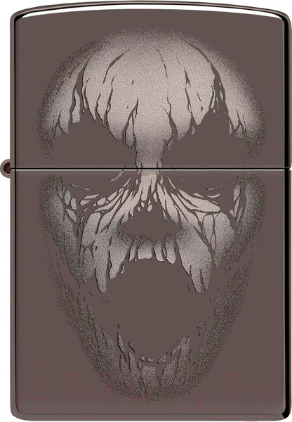 Изображение товара Зажигалка Zippo Screaming Monster / 49799 (черный)