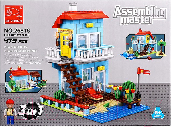 Изображение товара Конструктор Keyixing Загородный домик / 2575327