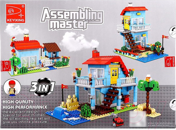 Изображение товара Конструктор Keyixing Загородный домик / 2575327