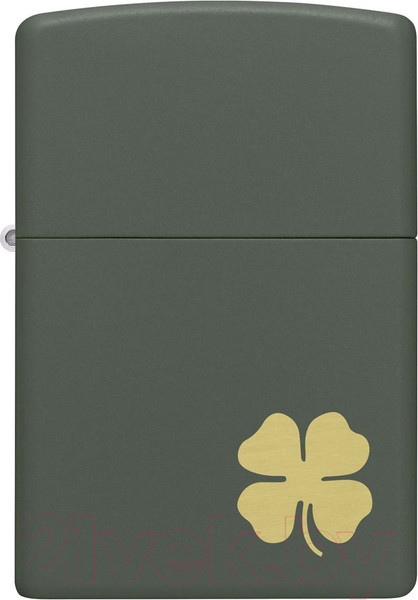 Изображение товара Зажигалка Zippo Four Leaf Clover / 49796 (зеленый)