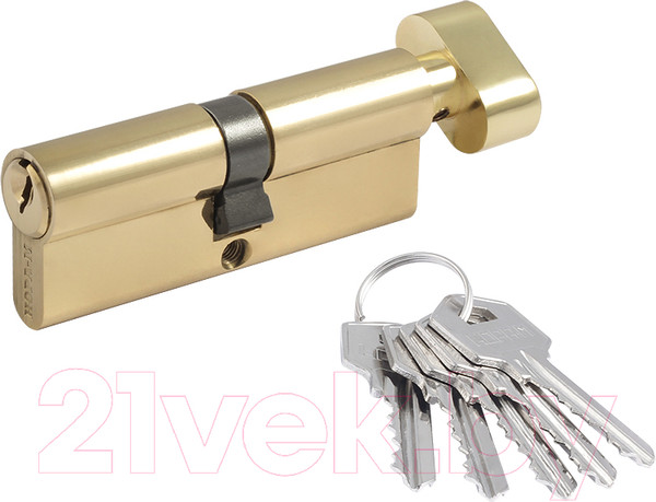 Изображение товара Цилиндровый механизм замка Нора-М ЛУВ-60 30/30 (золото)
