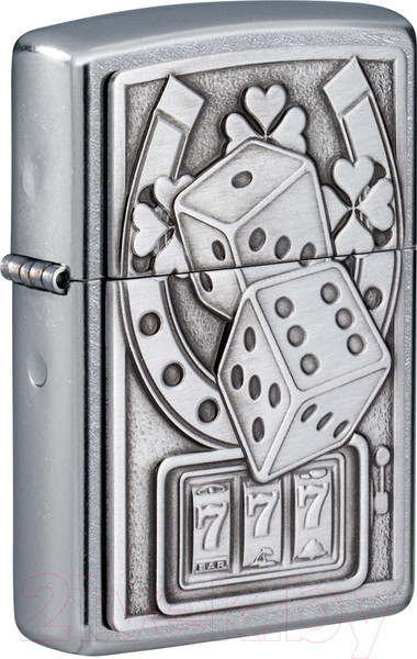 Изображение товара Зажигалка Zippo Lucky 7 / 49294 (серебристый)
