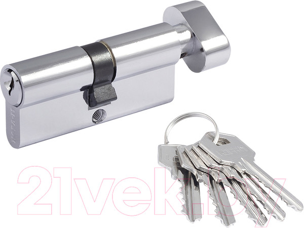 Изображение товара Цилиндровый механизм замка Нора-М ЛУВ-60 30/30 (хром)