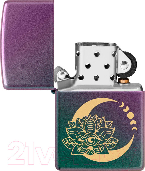 Изображение товара Зажигалка Zippo Lotus Moon / 48587 (черный)